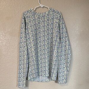 Girls Patagonia Floral Capilene Crew Baselayer